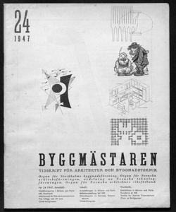 Bostads och stadsplane - USTÄLLNINGARNA I MILANO OCH PARIS - Ottava Triennale di Milano 1947, sta in Byggmästaren - Periodico