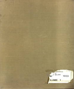 1933 V TRIENNALE DI MILANO - ALBUM 01