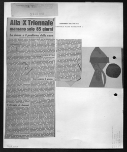 Alla X Triennale mancano solo 85 giorni - La donna e il problema della casa, sta in CORRIERE DELLA SERA - quotidiano