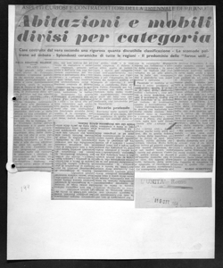 ASPETTI CURIOSI E CONTRADDITTORI DELLA TRIENNALE DI MILANO - Abitazioni e mobili divisi per categoria - Case costruite dal vero secondo una rigorosa quanto discutibile classificazione - Le scomode poltrone ad imbuto - Splendenti ceramiche di tutte le regioni - Il predominio delle 