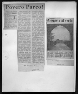 Attentato al verde, sta in AVANTI! - quotidiano