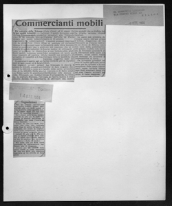 Commercianti mobili, sta in IL COMMERCIO LOMBARDO - periodico