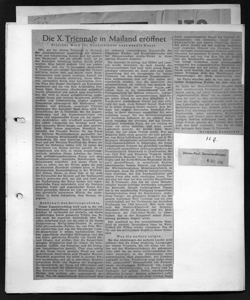 Die X. Triennale in Mailand eröffnet - Frischer Wind für Deutschlands angewandte Kunst, sta in DONAU-POST - quotidiano