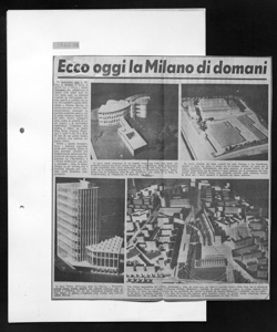 Ecco oggi la Milano di domani, sta in Senza intestazione - quotidiano