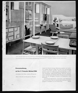 Einraumwohnung auf der X. Triennale, Mailand 1954, sta in DIE KUNST UND DAS SCHÖNE HEIM - periodico