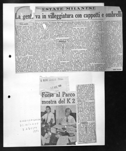 ESTATE MILANESE - La gente va in villeggiatura con cappotti e ombrelli, sta in IL NUOVO CORRIERE - quotidiano