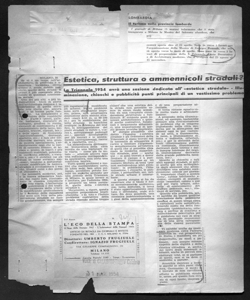 Estetica, struttura o ammennicoli stradali? - La Triennale 1954 avrà una sezione dedicata all'