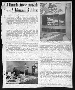 Il binomio Arte e Industria alla X Triennale di Milano, sta in PANORAMI - periodico