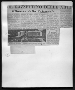 IL GAZZETTINO DELLE ARTI - Bilancio della Triennale, sta in AVANTI! - quotidiano