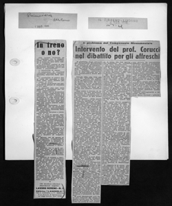 Il problema del Camposanto Monumentale - Intervento del prof. Corucci nel dibattito per gli affreschi, sta in IL TIRRENO - quotidiano