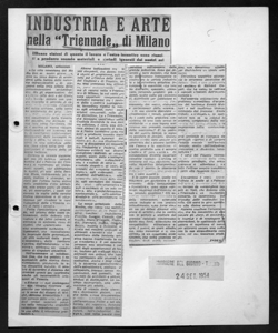 INDUSTRIA E ARTE nella 