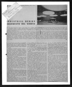 INDUSTRIAL DESIGN ARGOMENTO DEL GIORNO, sta in PROSPETTIVE - periodico