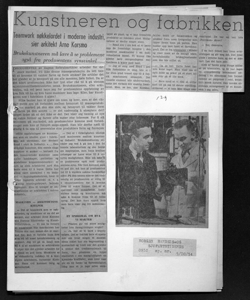 Kunstneren og fabrikke, sta in NORGES HANDELS OG SJØFARTSTIDENDE - quotidiano