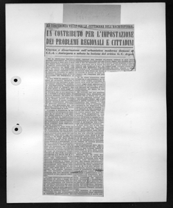 LA CONFERENZA VALLE PER LA <<SETTIMANA DELL'ARCHITETTURA>> - UN CONTRIBUTO PER L'IMPOSTAZIONE DEI PROBLEMI REGIONALI E CITTADINI - Cinema e dissertazione sull'urbanistica moderna domani al C.C.A. - Anticipata a sabato la lezione del critico G.C.Argan, sta in IL PICCOLO - quotidiano