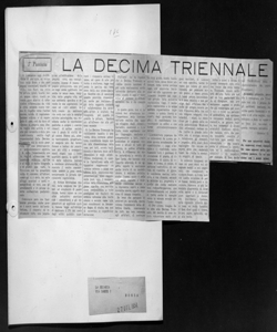 LA DECIMA TRIENNALE, sta in LA BRIANZA.. - quotidiano