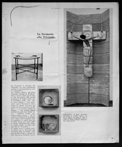 La Germania alla Triennale - L'Olanda alla Triennale - La partecipazione inglese alla Triennale - Il Canadà alla Triennale, sta in DOMUS - periodico