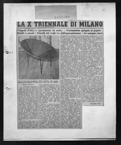 LA X TRIENNALE DI MILANO - 