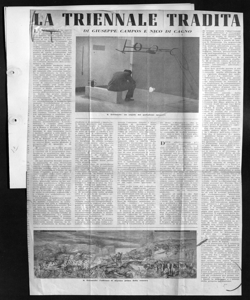 LA TRIENNALE TRADITA, sta in IL CONTEMPORANEO - periodico