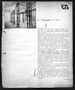 La X Triennale è in corso, sta in DOMUS - periodico