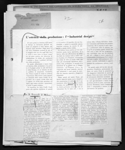 L'estetica della produzione: l'