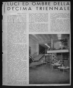 LUCI ED OMBRE DELLA DECIMA TRIENNALE, sta in SEGNALE - periodico