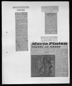 Mario Pinton espone ad Abano, sta in GAZZETTA DEL VENETO - quotidiano