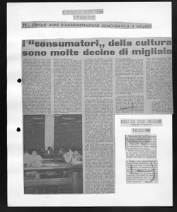 MILANO - Alla presenza di numerose autorità e di un folto pubblico, il sindaco della città prof. Virgilio Ferrari ha inaugurato la nuova biblioteca-giardino del Parco, sta in PROGRESSO ITALO - AMERICANO - quotidiano