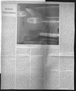 Moderne Gebrauchsform, sta in FRANKFURTER ALLGEMEINE - quotidiano