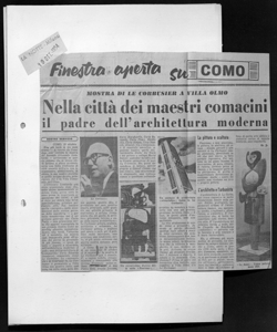 MOSTRA DI LE CORBUSIER A VILLA OLMO - Nella città dei maestri comacini - il padre dell'architettura moderna, sta in LA NOTTE - quotidiano