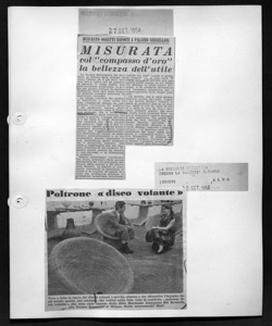 Poltrone <<disco volante>>, sta in LA FAMIGLIA CRISTIANA - periodico