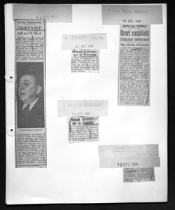 Presente l'ambasciatore - TRIENNALE SPAGNOLA, sta in CORRIERE LOMBARDO - quotidiano