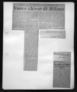 PROGETTI IN MOSTRA ALLA TRIENNALE - Nuove chiese di Milano, sta in CORRIERE LOMBARDO - quotidiano
