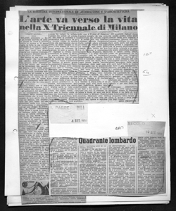 Quadrante lombardo, sta in SECOLO. .- quotidiano