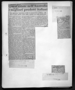 Quest'estate nell'Australia i migliori prodotti italiani - Una gigantesca esposizione-vendita in preparazione a Sidney - Sfilata di nostri modelli d'alta moda e pranzi con piatti caratteristici, sta in LA STAMPA - quotidiano