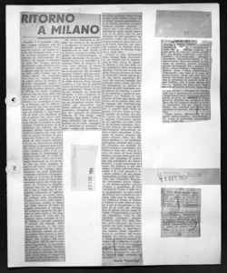 RITORNO A MILANO, sta in MOMENTO - quotidiano