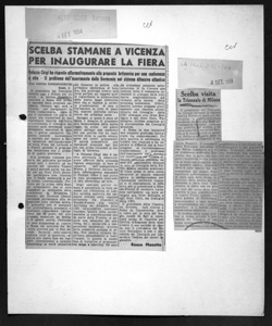Scelba visita la Triennale di Milano, sta in LA NAZIONE - quotidiano