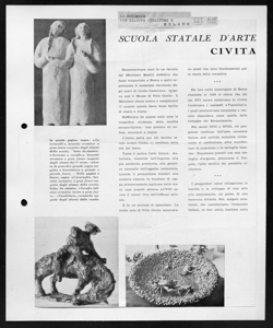 SCUOLA STATALE D'ARTE CIVITA, sta in LA CERAMICA - periodico