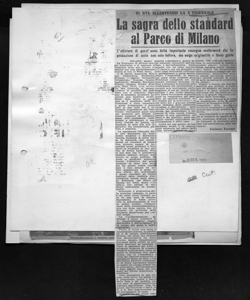SI STA ALLESTENDO LA X TRIENNALE - La sagra dello standard al Parco di Milano - L'edizione di quest'anno della importante rassegna confermerà che la produzione di serie non solo tollera, ma esige originalità e buon gusto, sta in L'AVVENIRE D'ITALIA - quotidiano