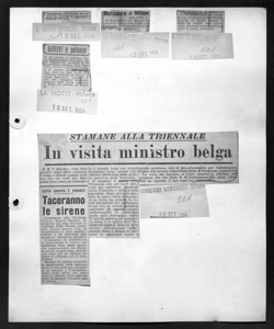 STAMANE ALLA TRIENNALE - In visita ministro belga, sta in CORRIERE LOMBARDO - quotidiano