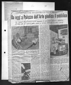 UFFICIALMENTE INAUGURATA LA X TRIENNALE - Da oggi a Palazzo dell'Arte giudica il pubblico - La 