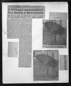 Uno fra i più interessanti settori della X Triennale è senza dubbio quello dei mobilio di valore sperimentale, sta in GAZZETTA DI REGGIO - quotidiano