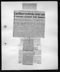 VISITA A MILANO DI ROMITA - L'assillante problema della casa al convegno nazionale degli ingegneri - Inaugurazione di imponenti opere - Nuovi esperimenti per il miglioramento dell'edilizia popolare - Il <<piano stradale>>, sta in LA GIUSTIZIA - quotidiano