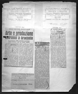 XXXII Fiera e X Triennale - 150 film pubblicitari di sette Paesi - Arte e industria - Sistemazione del Parco, sta in L'ITALIA - quotidiano