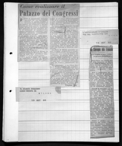 Come realizzare il Palazzo dei Congressi, sta in IL DIARIO ITALIANO - periodico