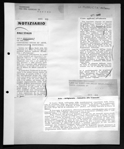 ALLA TRIENNALE DI MILANO: CONVEGNO STUDI SU ARTE, ARTIGIANATO, INDUSTRIA, sta in GRAPHICUS - periodico