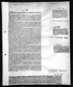 Congresso internazionale di edilizia scolastica, sta in SCUOLA ITALIANA MODERNA. - periodico