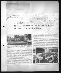 Nell'ambito della Triennale - A MILANO IL CONGRESSO INTERNAZIONALE DI EDILIZIA SCOLASTICA, sta in ELETTRODOMESTICA - periodico
