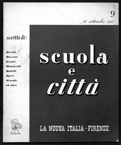 CONGRESSO INTERNAZIONALE DI EDILIZIA SCOLASTICA, sta in SCUOLA E CITTÀ. - periodico