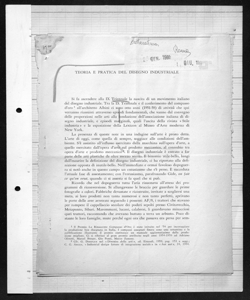 TEORIA E PRATICA DEL DISEGNO INDUSTRIALE, sta in LETTERATURA - periodico