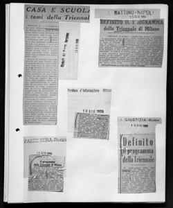 TRIENNALE, sta in CORRIERE D'INFORMAZIONE - quotidiano